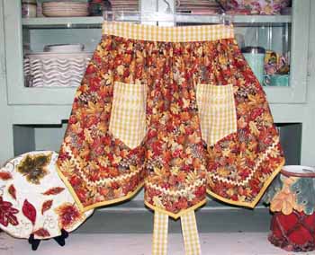 Victory Autumn Leaf Half Apron
