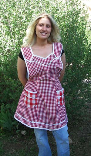 Aunt sophie in red gingham, click for more choices