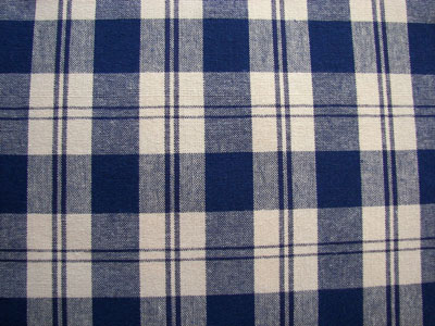 Denim plaid