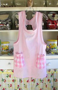 Grandma pink gingham, click for larger view