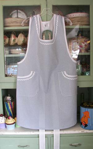 Violet Denim Blue Gingham